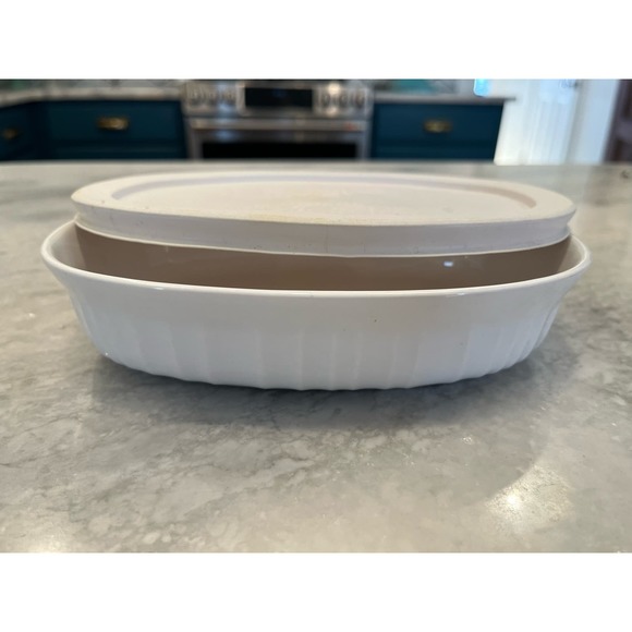 Vintage Corning Ware Individual Casserole dish French White - Picture 1 of 3